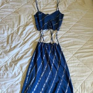 ACACIA Silk Santiago Maxi Pacific Dress